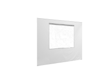 Duratent Seitenwand 450 mit Fenster, 3m, weiß