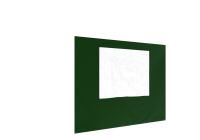 Duratent Seitenwand 450 mit Fenster, 3m, grün