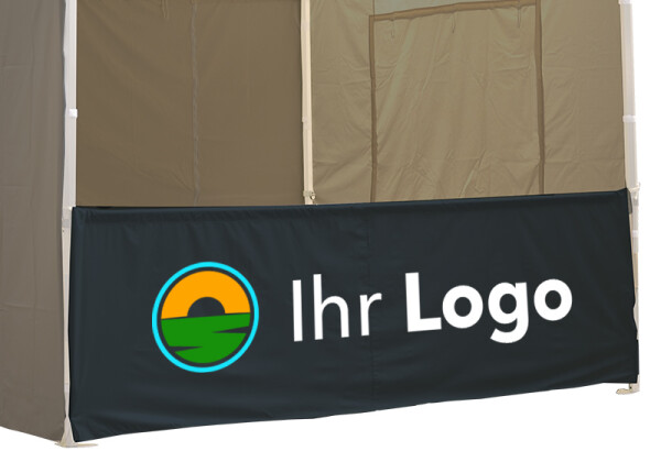 Logodruck Halbwand