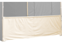 Duratent Halbwand, 3m, beige, für Hexa50