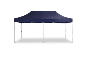 Duratent Faltzelt Hexa40, 3m x 6m, navy-blau