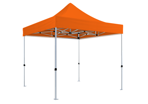 Duratent Faltzelt HexaCompact, 3m x 3m, orange