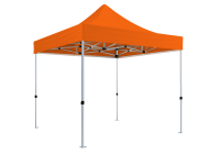 Duratent Faltzelt HexaCompact, 3m x 3m, orange