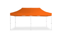 Duratent Faltzelt Hexa40, 3m x 6m, orange